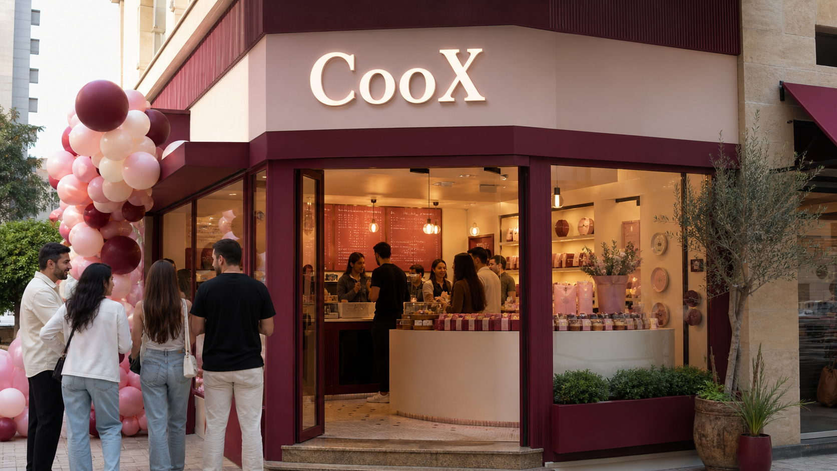 Opening day at CooX's first Beirut shop in 2023